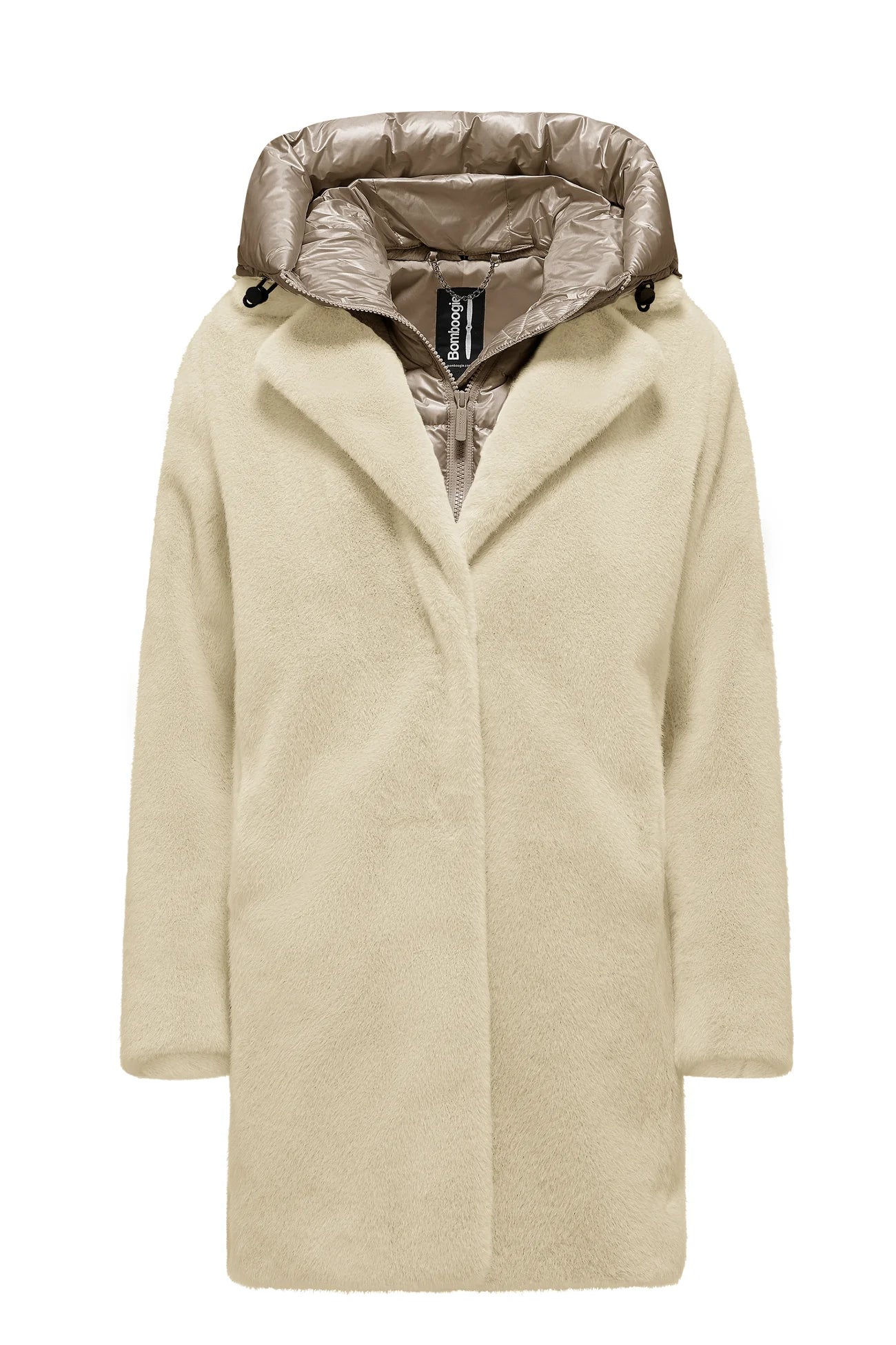 CAPPOTTO LUNGO DONNA BOMBOOGIE MOD. "ODESSA" - Colori disponibili: 2