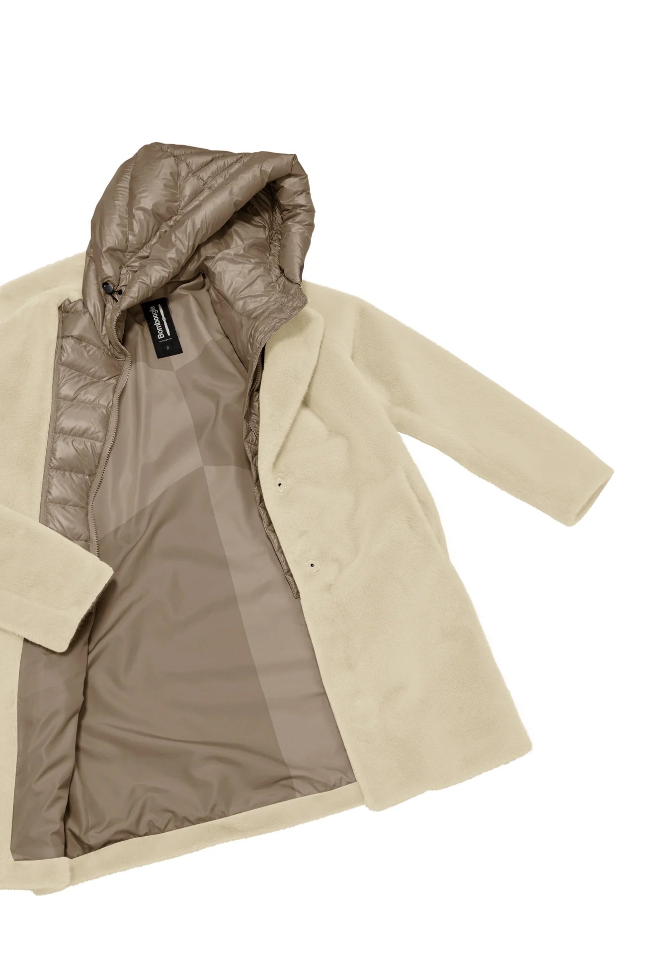 CAPPOTTO LUNGO DONNA BOMBOOGIE MOD. "ODESSA" - Colori disponibili: 2