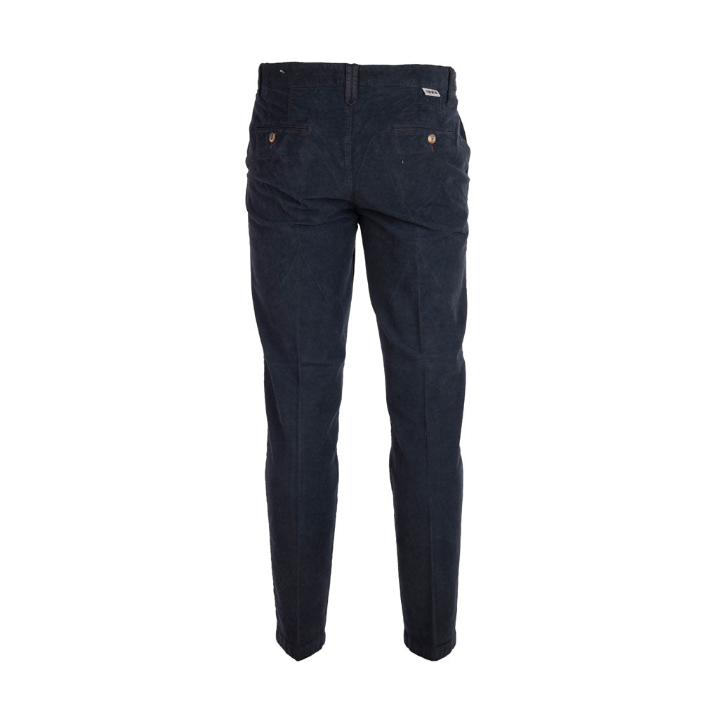 PANTALONE UOMO BERNA SLIM FIT IN VELLUTO QUADRETTATO - Colori disponibili: 2
