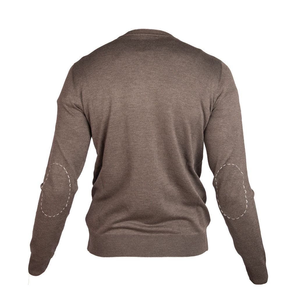 MAGLIA GIROCOLLO UOMO SEINSE CON RICAMI A CONTRASTO - Colori disponibili: 2