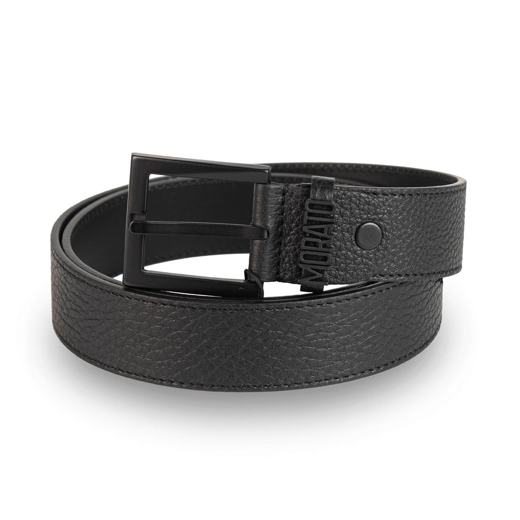 CINTURA ANTONY MORATO IN PELLE BOTTOLATA - COL. NERO