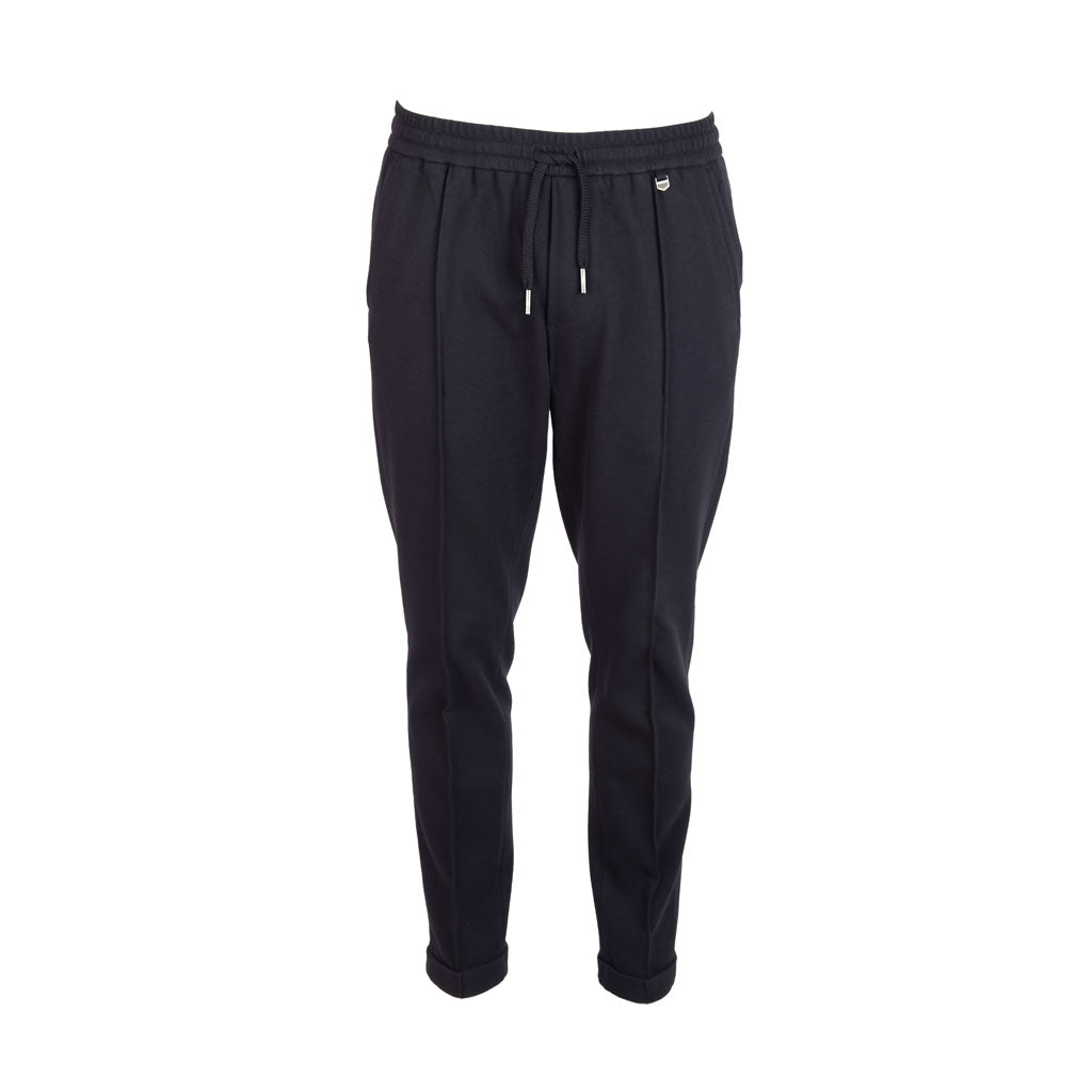 PANTALONI UOMO ANTONY MORATO SLIM FIT IN TWILL STRETCH CON PINCES SUL FONDO - COL. BLU MARINE