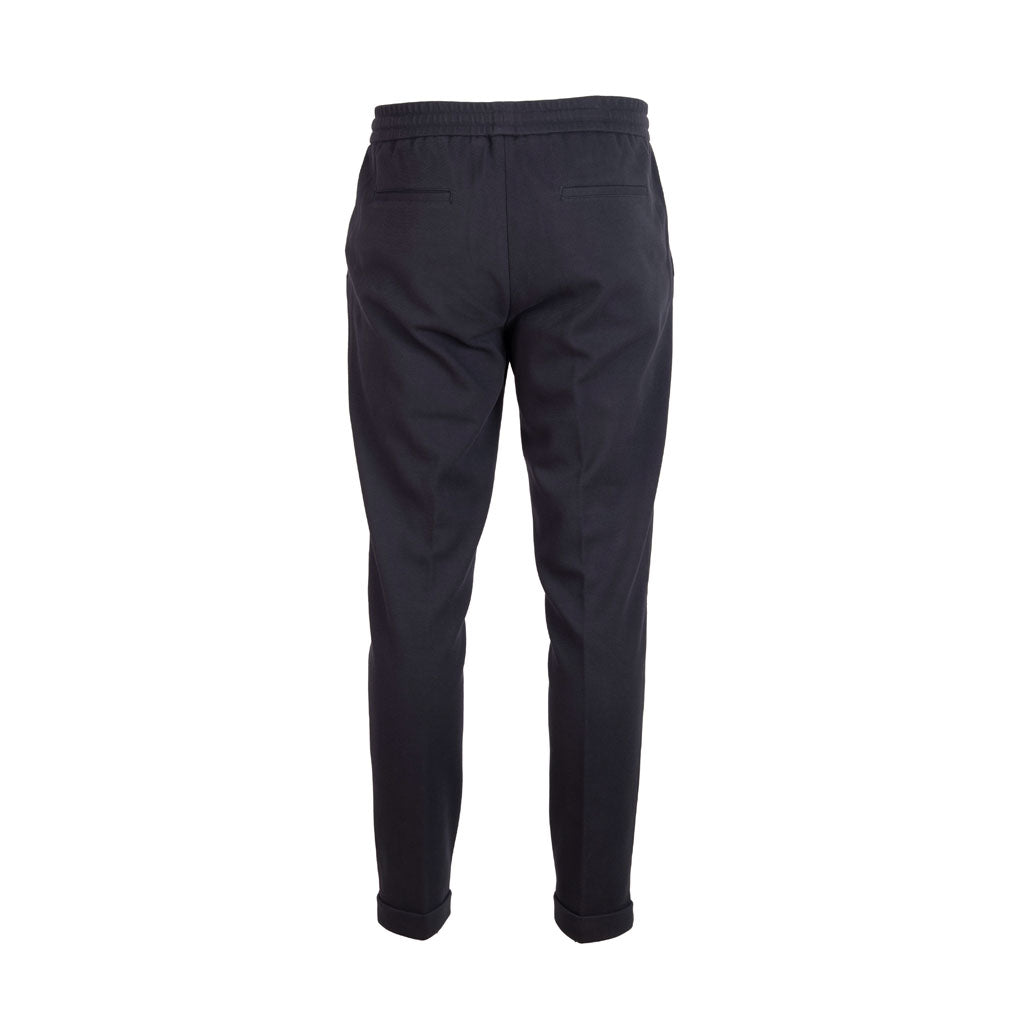 PANTALONI UOMO ANTONY MORATO SLIM FIT IN TWILL STRETCH CON PINCES SUL FONDO - COL. BLU MARINE