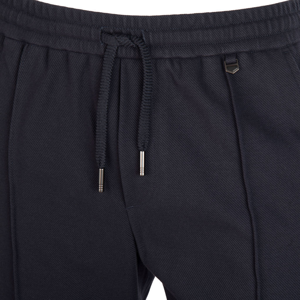 PANTALONI UOMO ANTONY MORATO SLIM FIT IN TWILL STRETCH CON PINCES SUL FONDO - COL. BLU MARINE