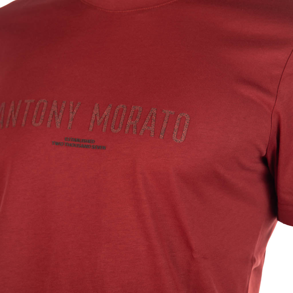T-SHIRT ANTONY MORATO REGULAR FIT IN JERSEY DI COTONE CON LOGO - Colori disponibili: 2