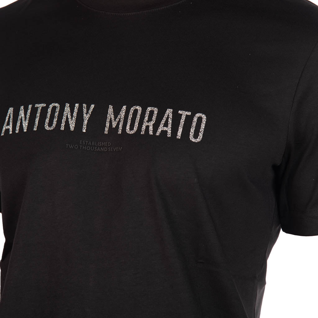 T-SHIRT ANTONY MORATO REGULAR FIT IN JERSEY DI COTONE CON LOGO - Colori disponibili: 2