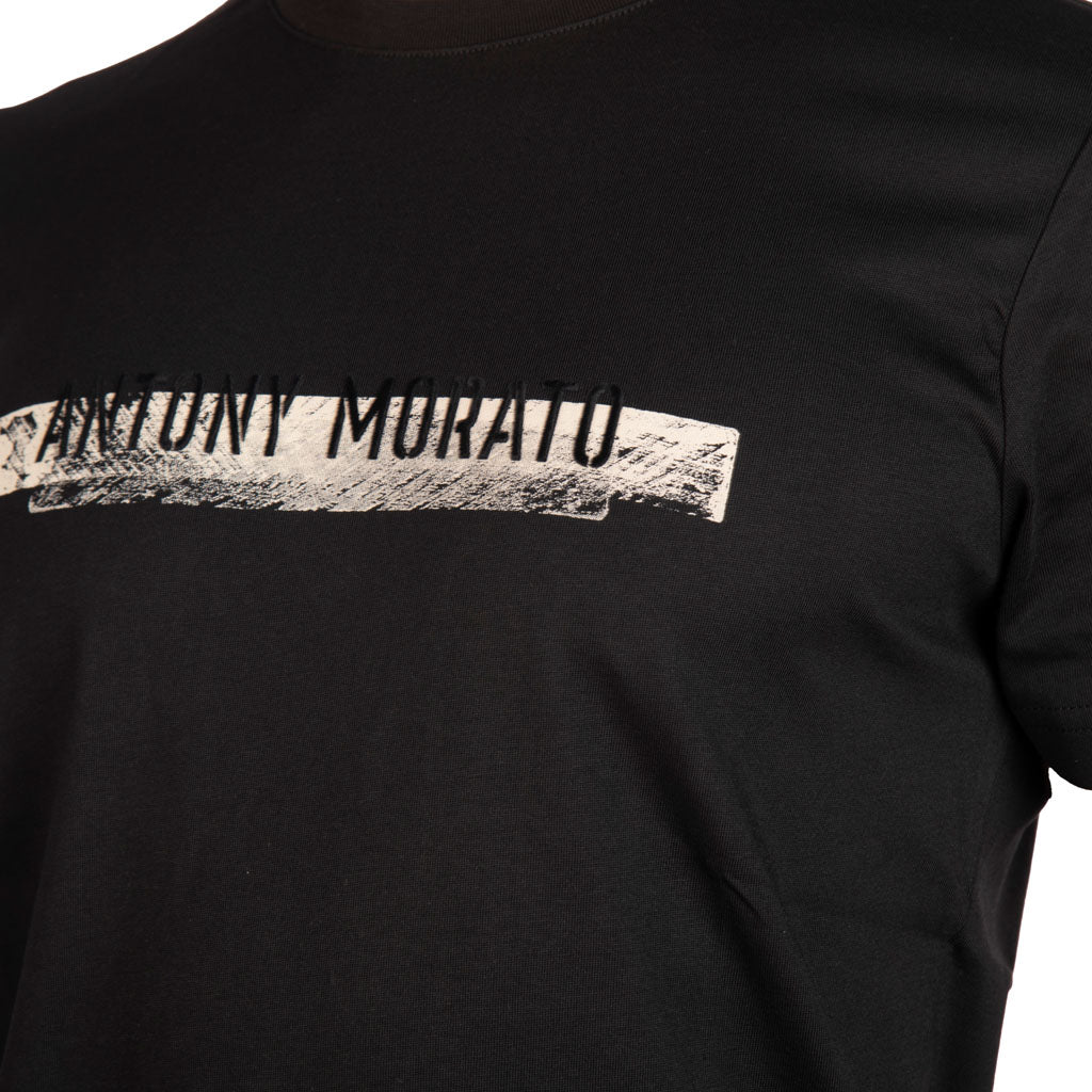 T-SHIRT UOMO ANTONY MORATO REGULAR FIT IN JERSEY DI COTONE CON STAMPA LOGO - Colori disponibili: 3