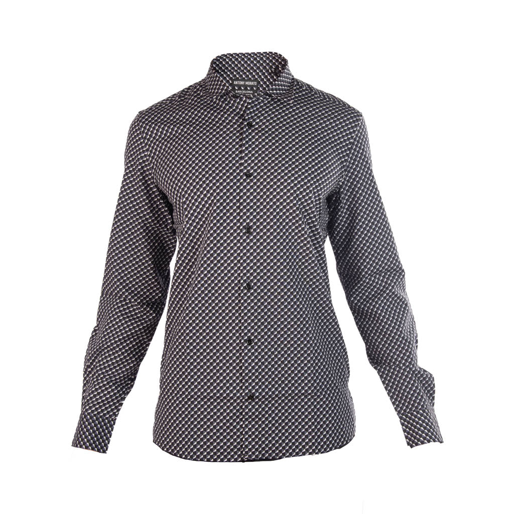 CAMICIA ANTONY MORATO MOD. "BARCELONA" REGULAR STRAIGHT FIT STAMPATO - Colori disponibili: 2