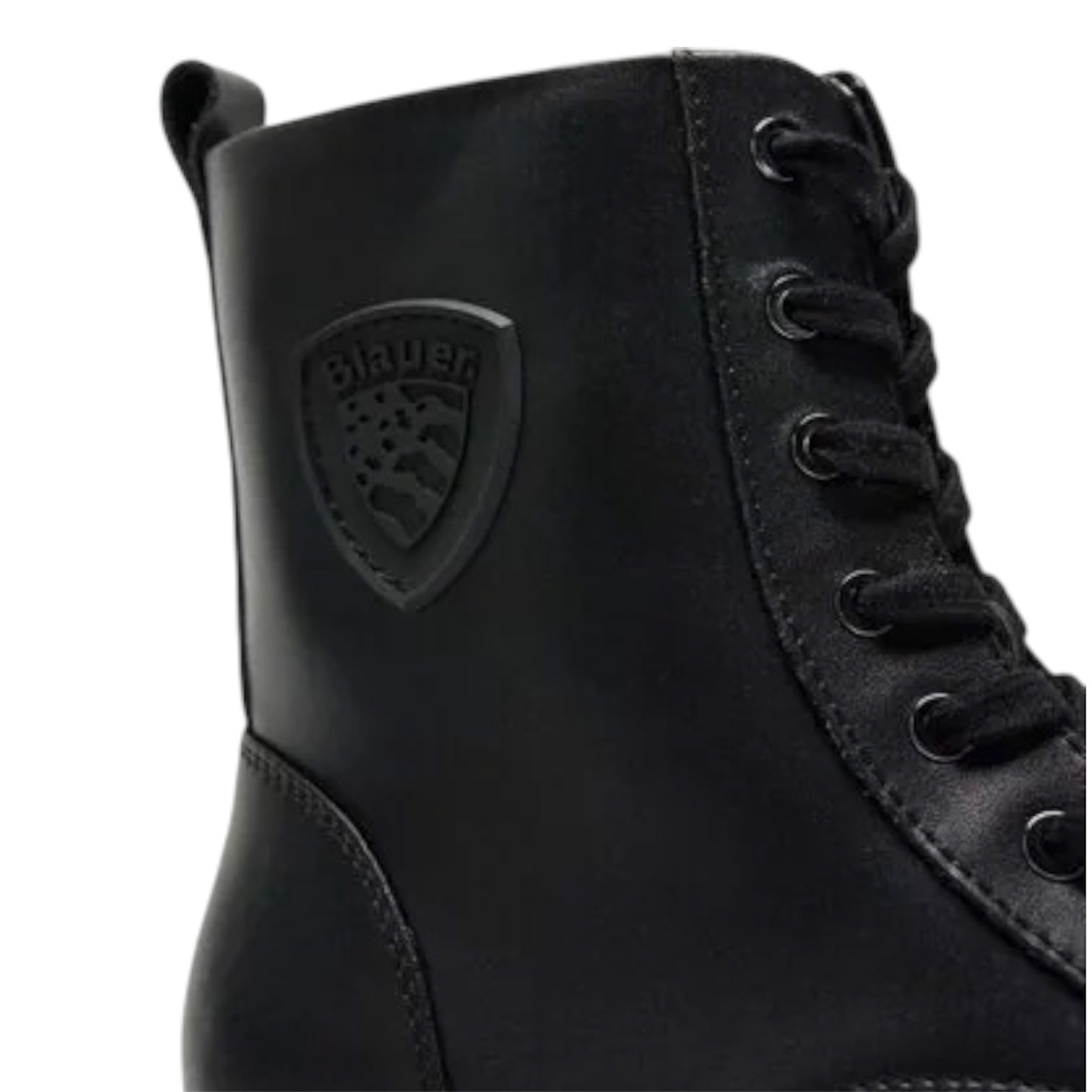 STIVALETTO DONNA BLAUER MOD. "COMBAT KIMMEL" - COL. NERO