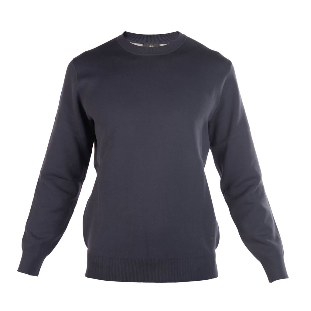 MAGLIA GIROCOLLO UOMO LIU JO IN COTONE - Colori disponibili: 3
