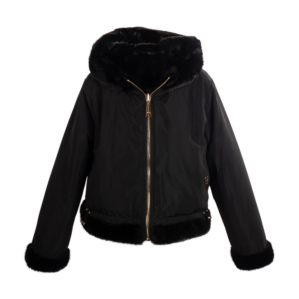 GIUBBOTTO DONNA LIU JO REVERSIBILE IN TEDDY - Colori disponibili: 2