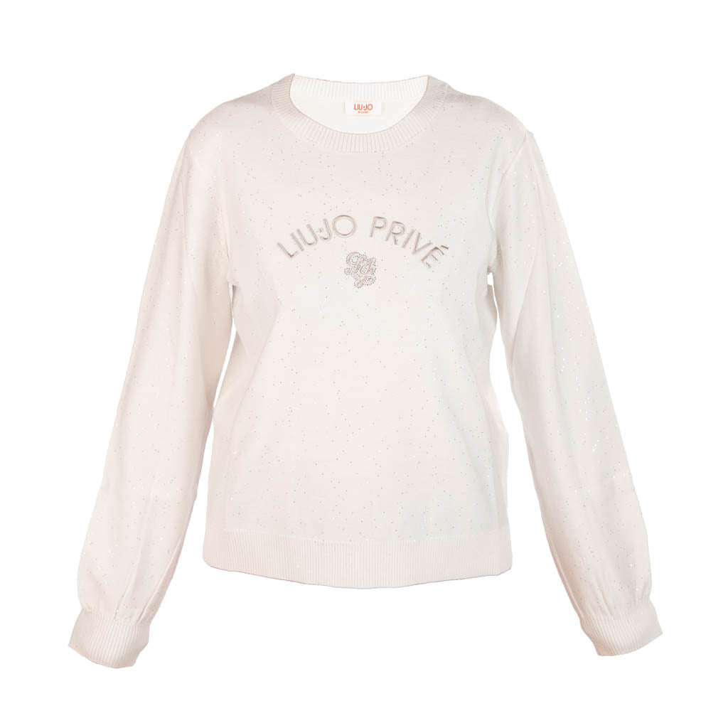 MAGLIA DONNA LIU JO CON MICRO PAILLETTES - Colori disponibili: 2