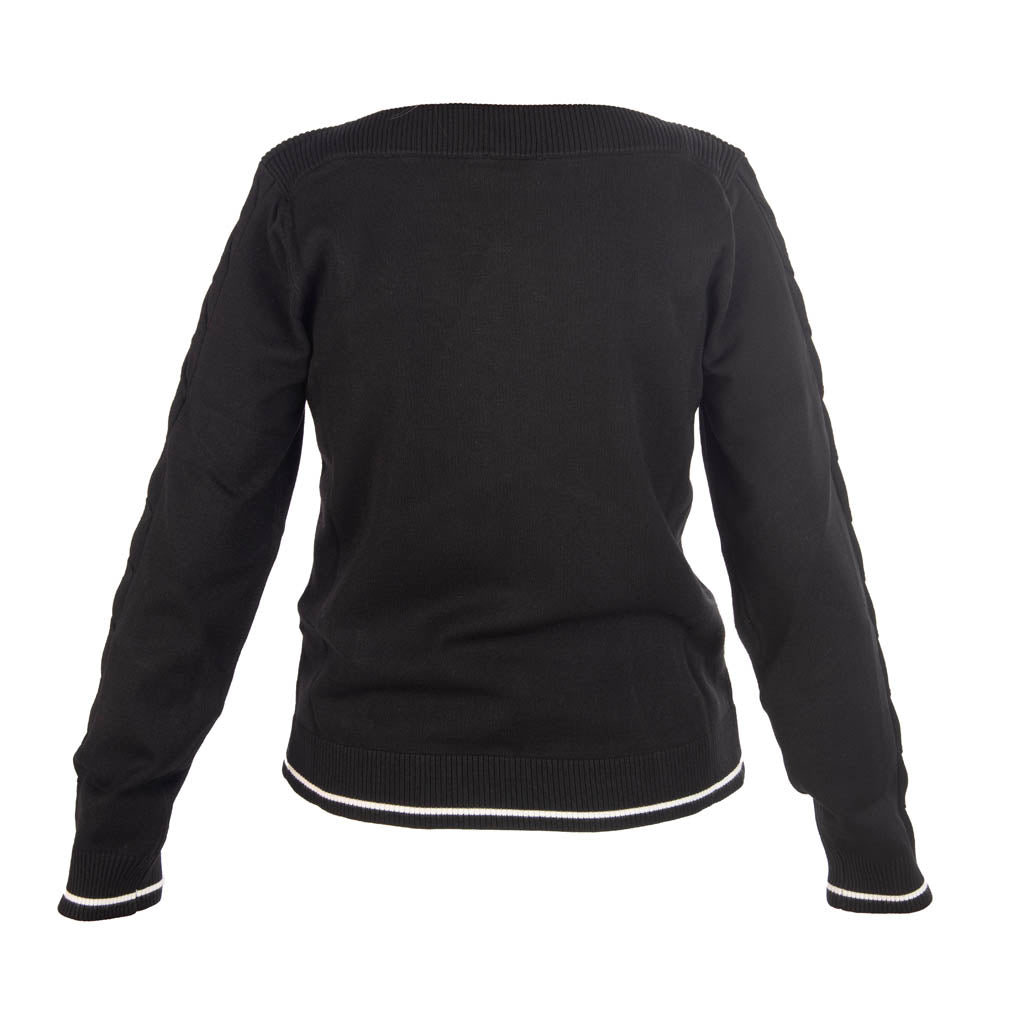 MAGLIA DONNA LIU JO CON PROFILI A CONTRASTO - Colori disponibili: 2