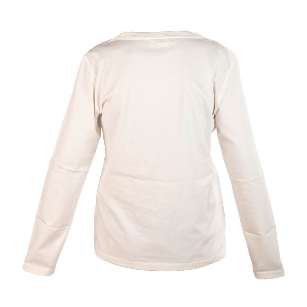 T-SHIRT DONNA LIU JO CON LOGO FRONTALE IN COTONE - COL. BIANCO
