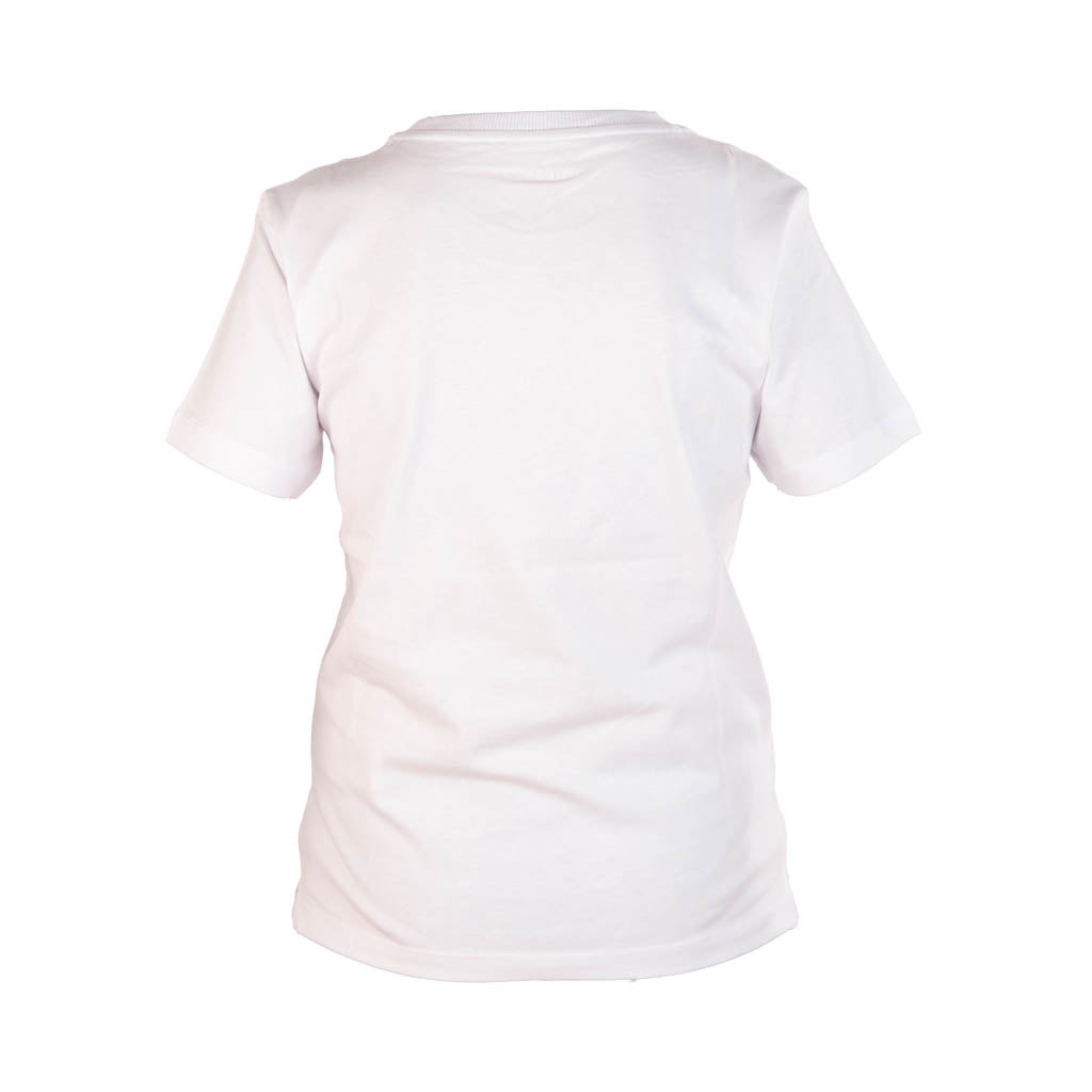 T-SHIRT DONNA GUESS IN COTONE CON LOGO - COL. BIANCO