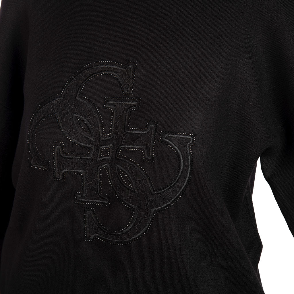 MAGLIONE DONNA GUESS REGULAR FIT CON LOGO 4G - Colori disponibili: 2