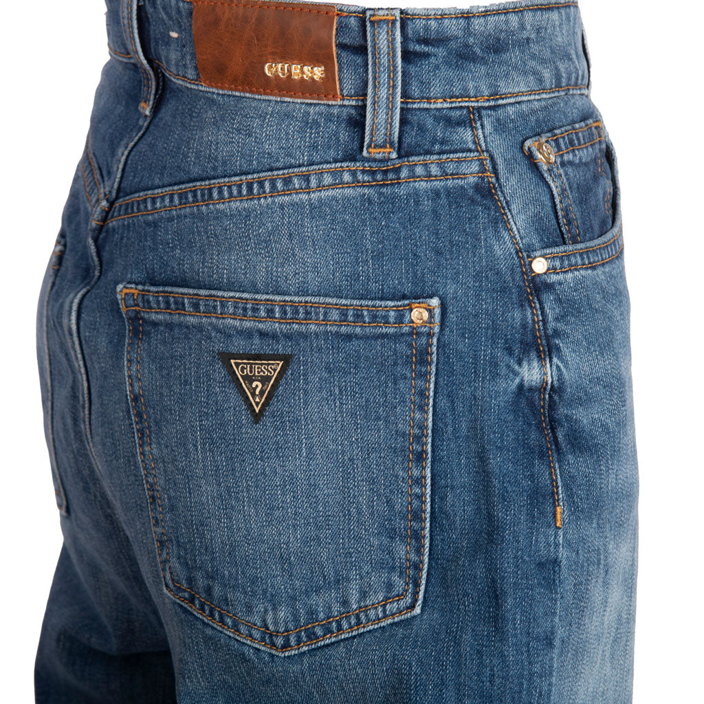 JEANS DONNA GUESS MOM FIT - COL. BLU DENIM