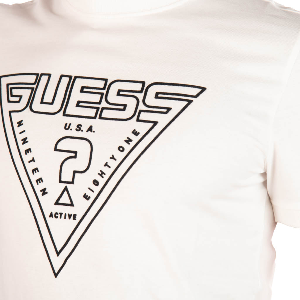 T-SHIRT UOMO GUESS CON LOGO TRIANGOLO - Colori disponibili: 2